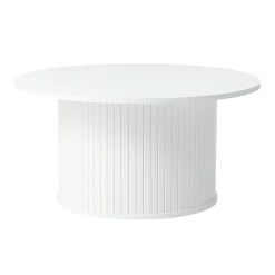 Accento Ø90 cm Soffbord Vit