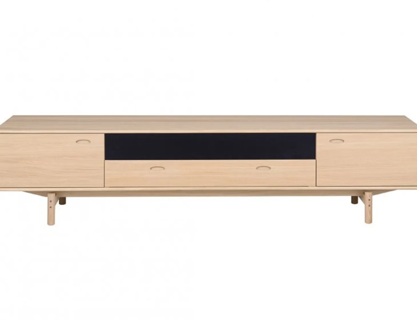 Aeris Mediabänk 233 cm Ljus Ek