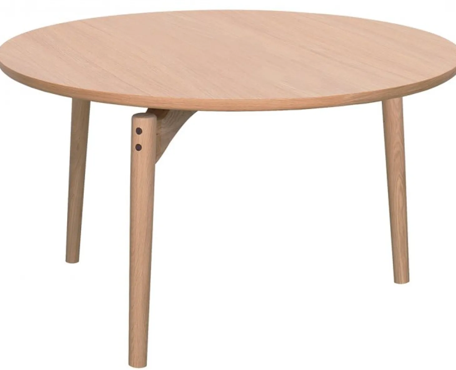 Aeris Soffbord Rund 90 cm Ljus Ek