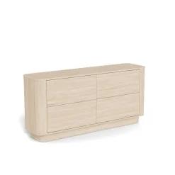Alturo Byrå 160 cm Vitpigmenterad