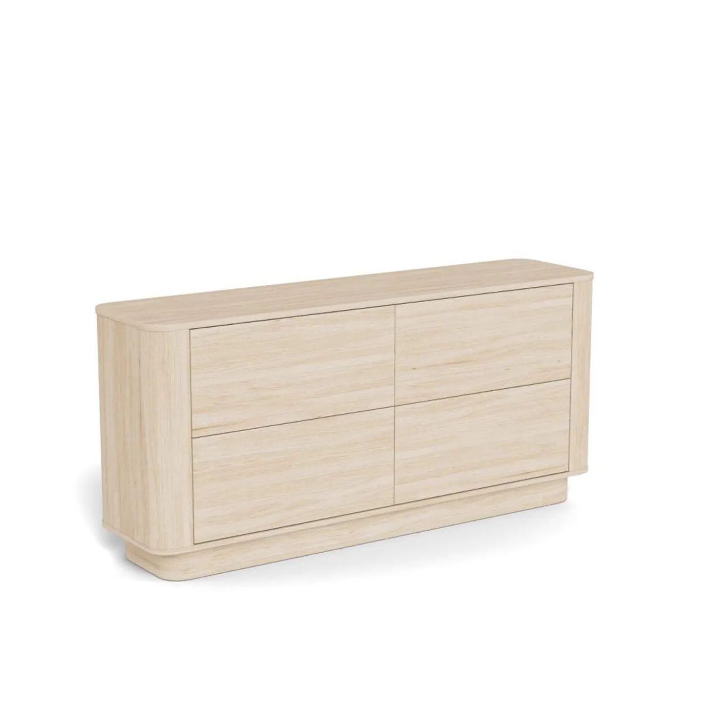 Alturo Byrå 160 cm Vitpigmenterad