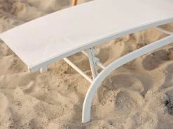 Andy Vilsäng Vit/Offwhite/Teak