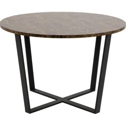 Angers Matbord Rund 110 cm Delhi-marmor