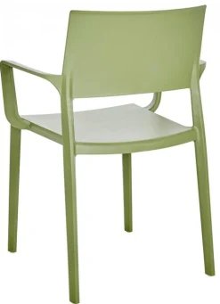 Arket Cafégrupp 60cm ink 2st Lilibet Karmstolar Olivgrön