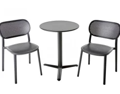Arket Cafégrupp 60cm ink 2st Nuta Stolar Svart