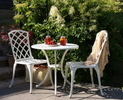 Arras Bord 70 cm Rund Vit