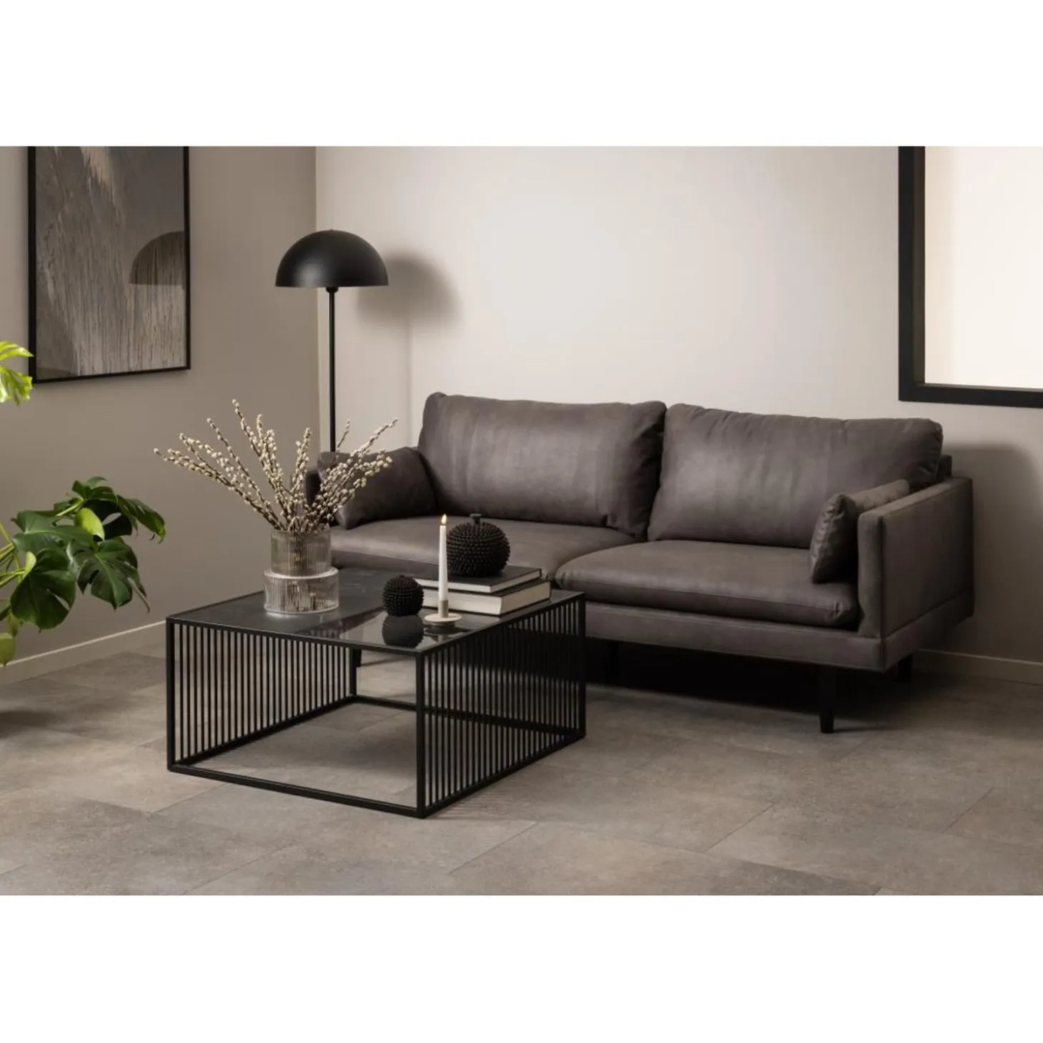 Auxerre Soffbord 80x80 cm Glas