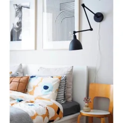 Bazar Vägglampa Sandsvart