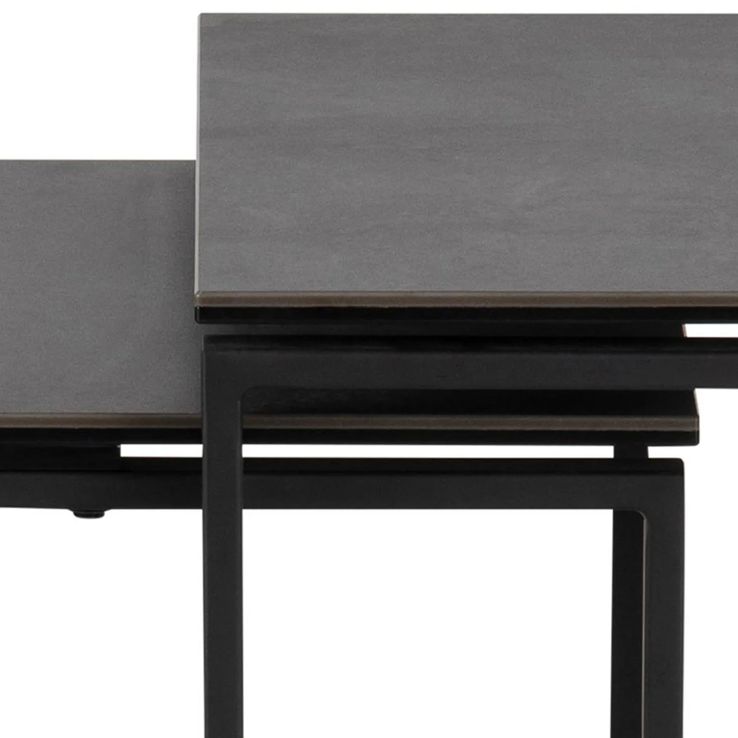 Benz Satsbord 55x50x50 cm Svart Keramik