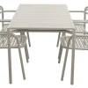 Bliss Matgrupp - Bord 130x80 cm + 4 st Karmstolar Sand