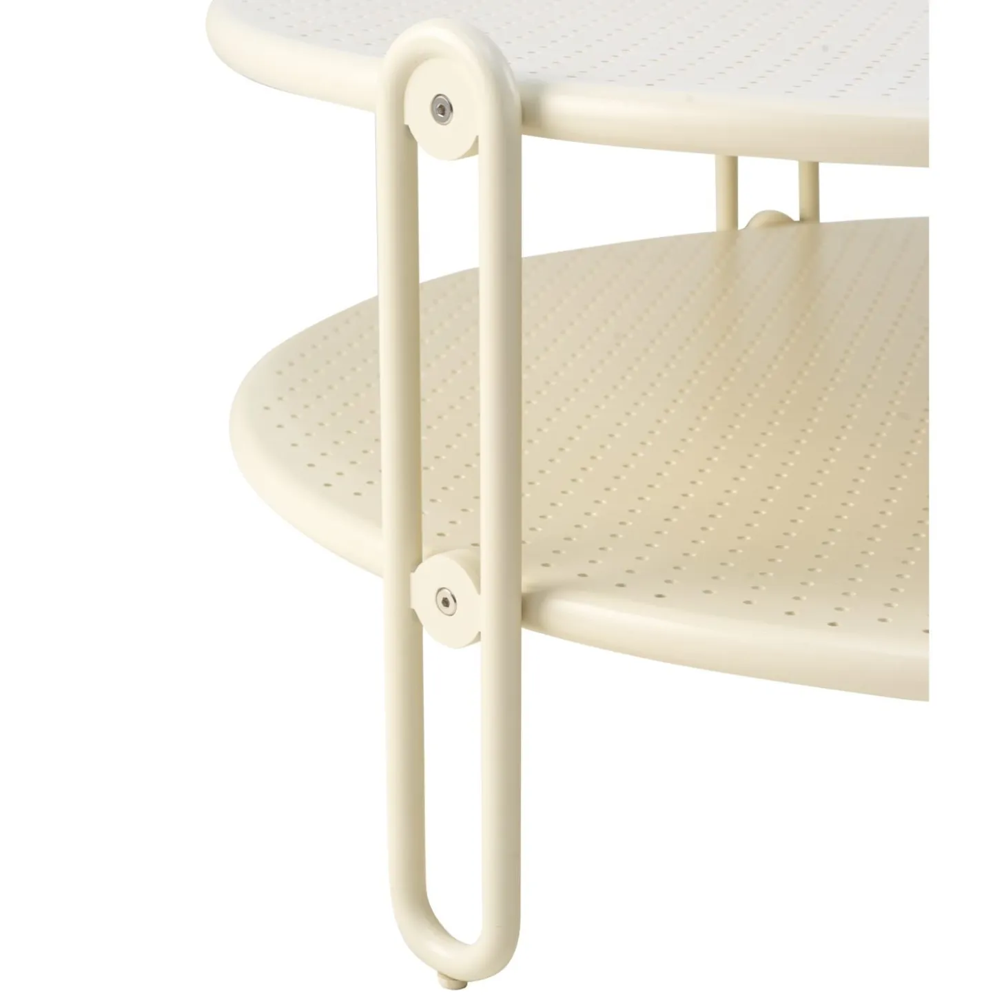 Blixt Soffbord ⌀85 cm Pearl White