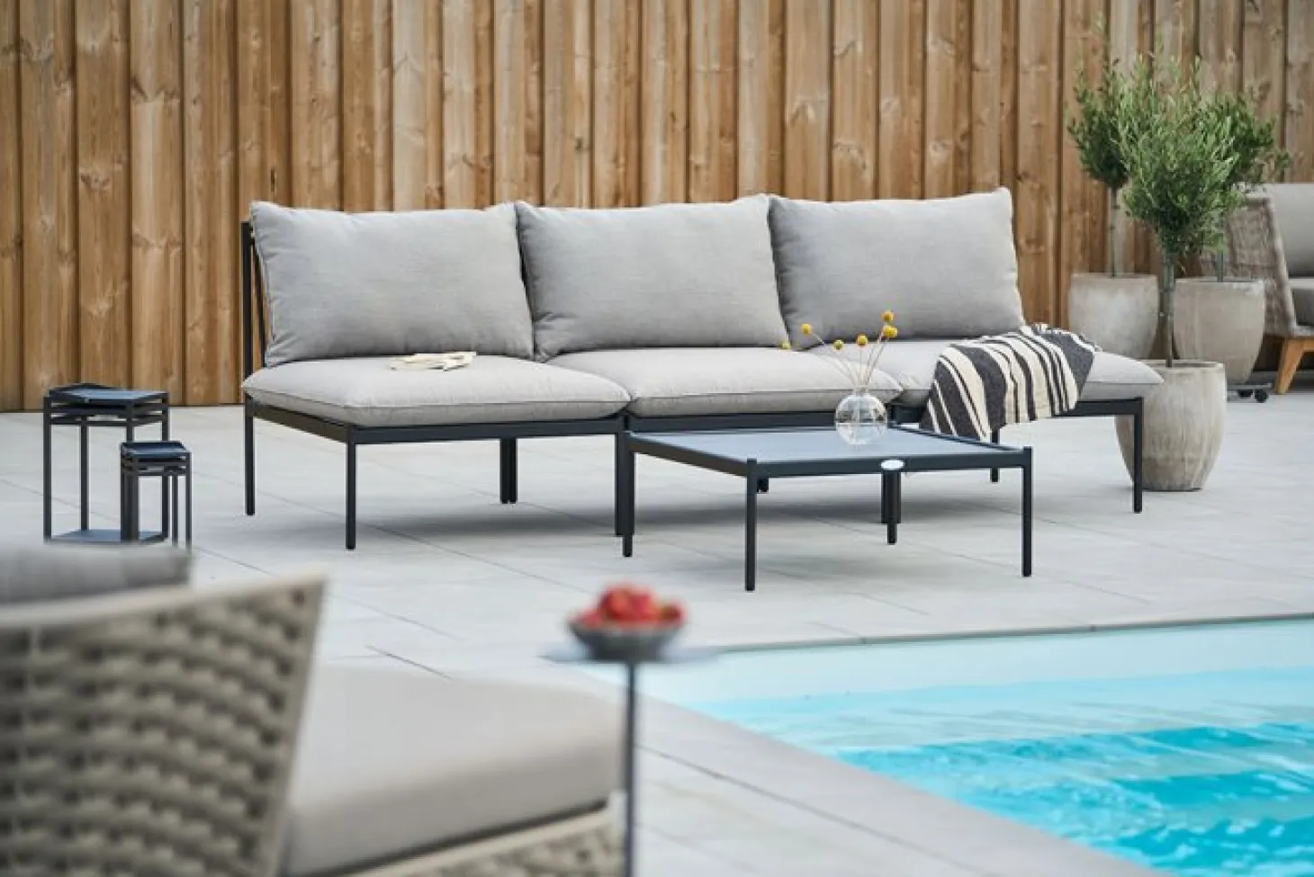 Bolmsö 3-sits Soffa Utan Armstöd Vit