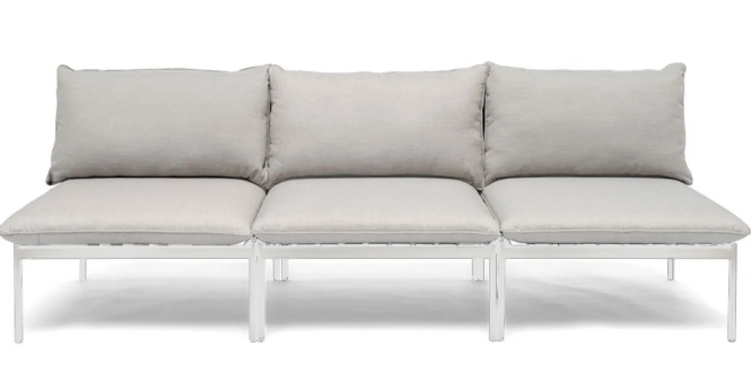 Bolmsö 3-sits Soffa Utan Armstöd Vit