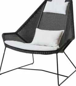 Breeze Högryggad Fåtölj Svart