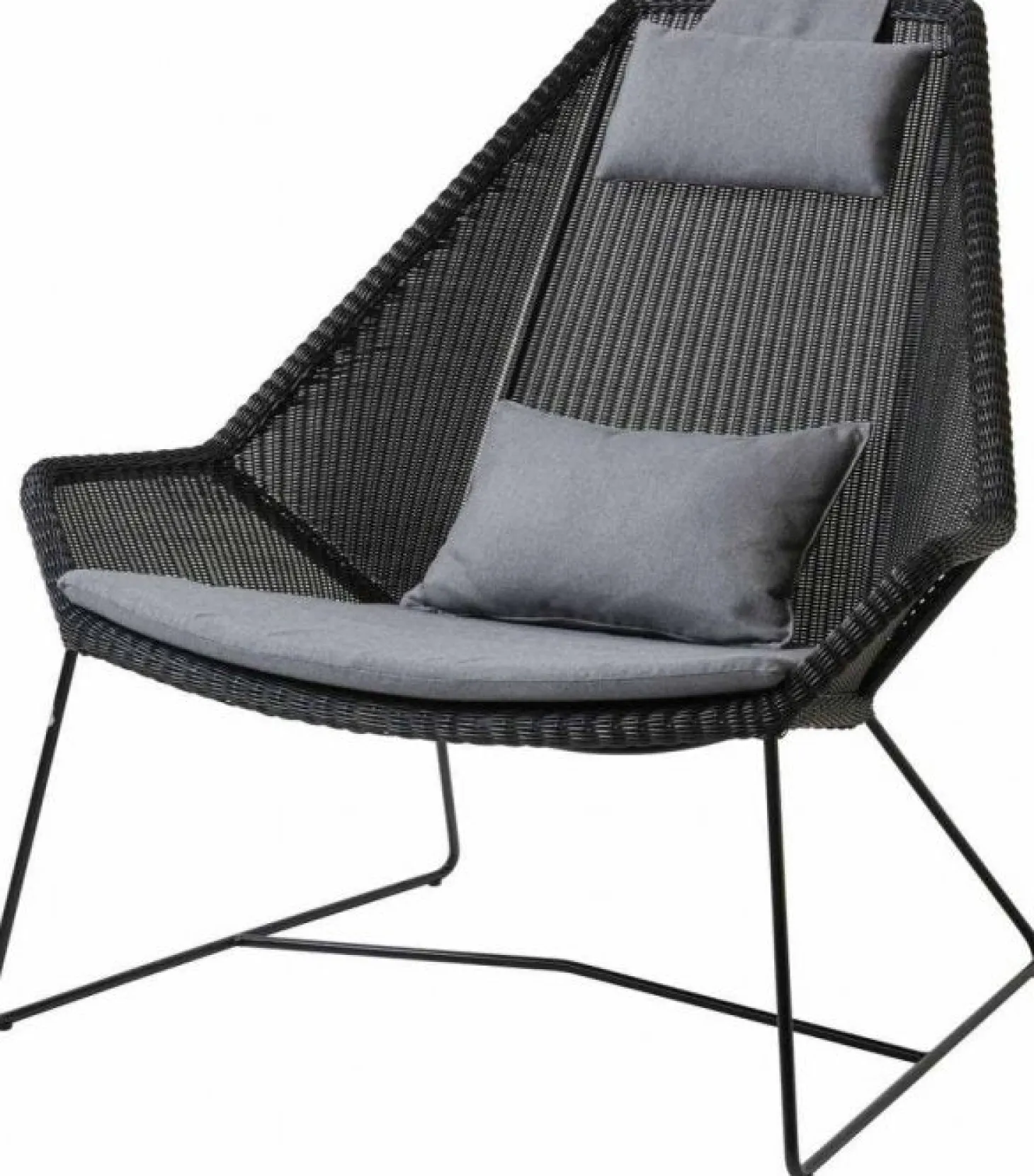 Breeze Högryggad Fåtölj Svart