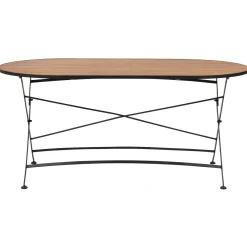 Brewer Matbord 160x85 cm Teak/Svart