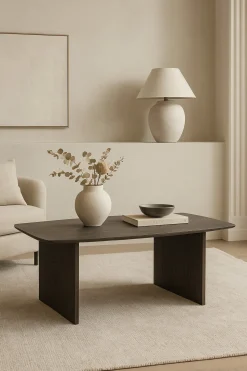Broholm Soffbord 135x75 cm Rökoljad Ek