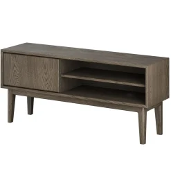 Broholm Solid TV-bänk 124x55 cm Rökoljad Ek