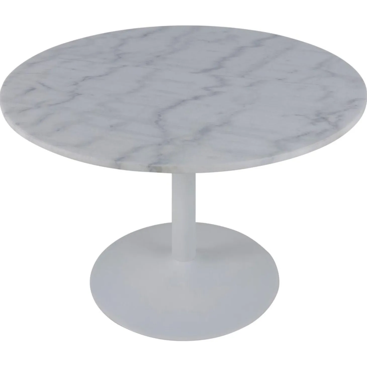 Carter Matbord Rund 110 cm Vit
