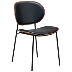 Clementina Stol Raven Black, Walnut