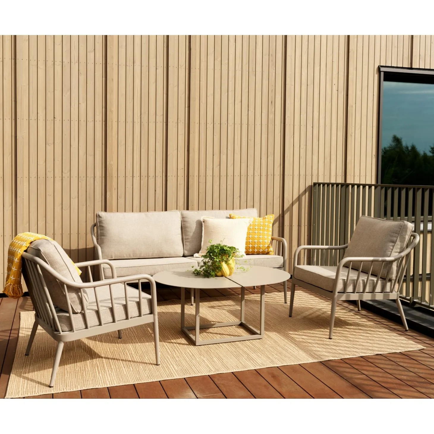 Coleville Fåtölj Khaki/Burlap Beige