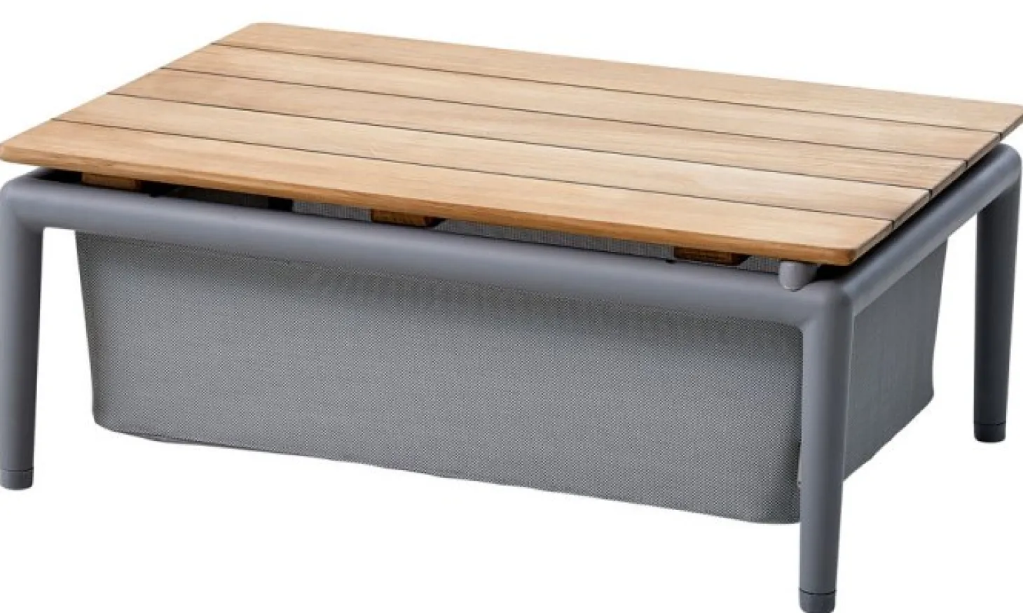 Conic Box Bord Ljusgrå