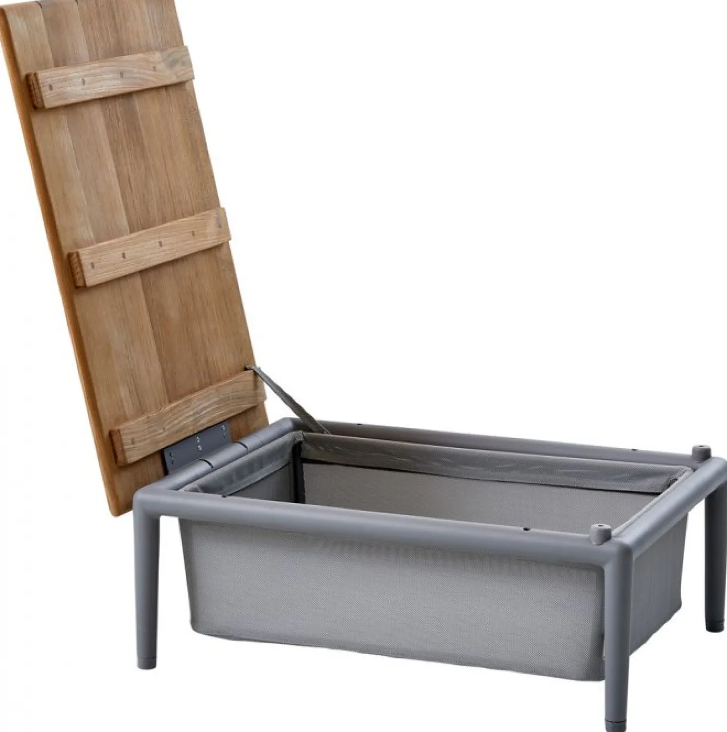 Conic Box Bord Ljusgrå