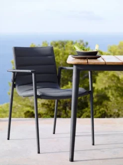Core Bord 274x90cm Teak / Lava Grå