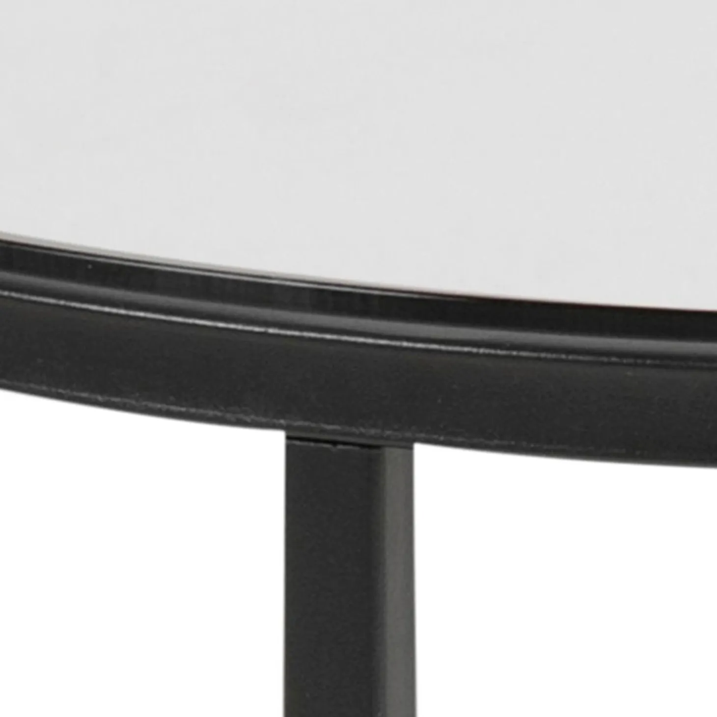 Cross Sidobord Rund 55 cm Svart