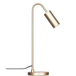 Curve Bordslampa Guld matt