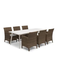 Dallas Utestol 2-Pack Natur