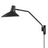 Darci Svängbar Svart Vägglampa