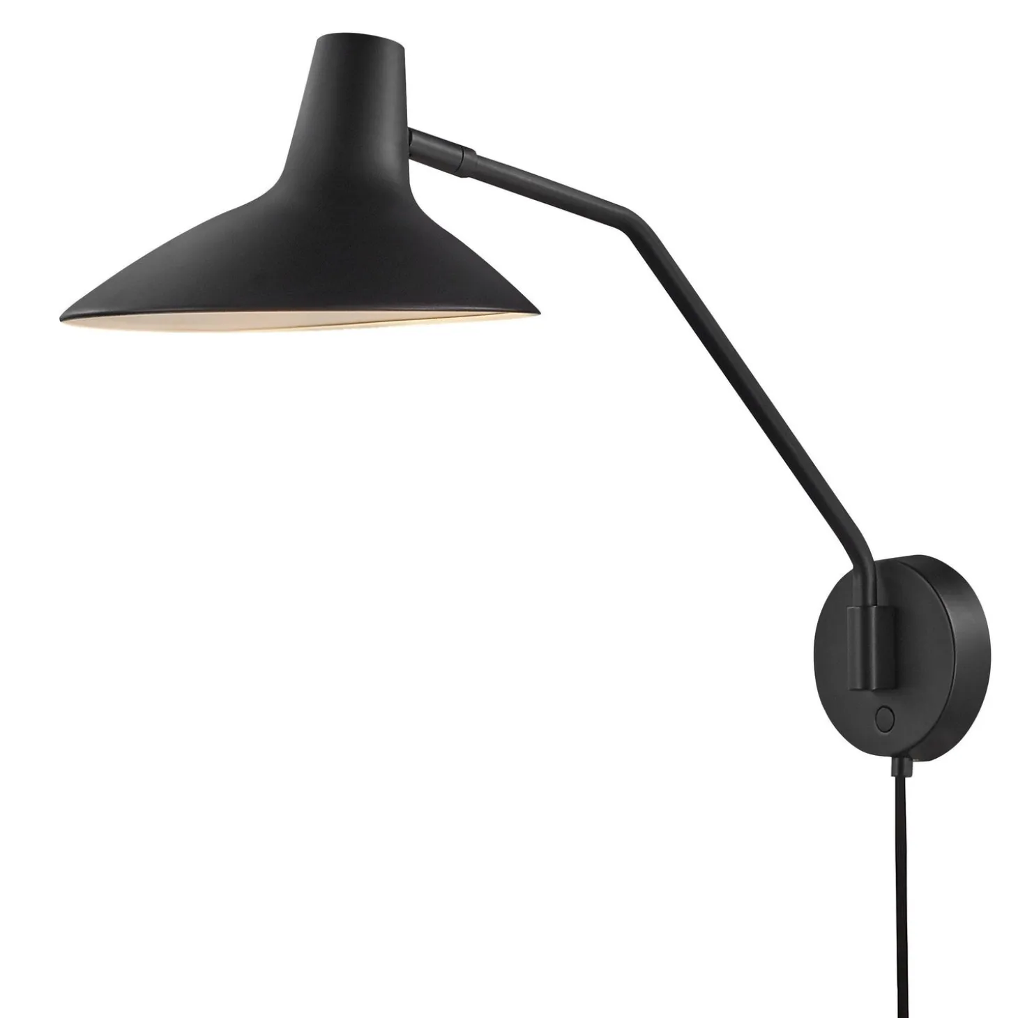 Darci Svängbar Svart Vägglampa