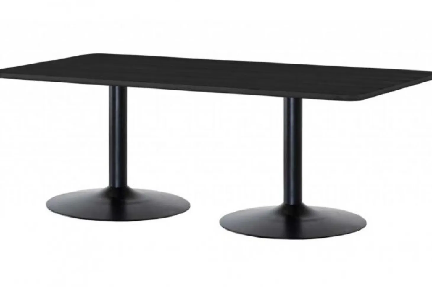 Davis Matbord Svartbetsad Ek/Svart 210cm