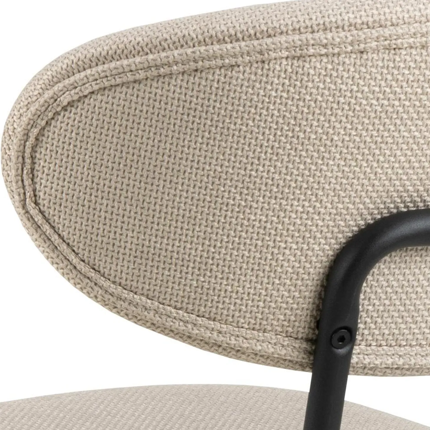 Delfino Matstol Basel tyg Beige