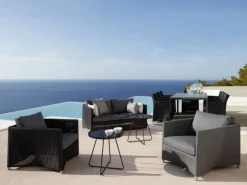 Diamond 2-sits lounge soffa inkl. Dyna Grafit