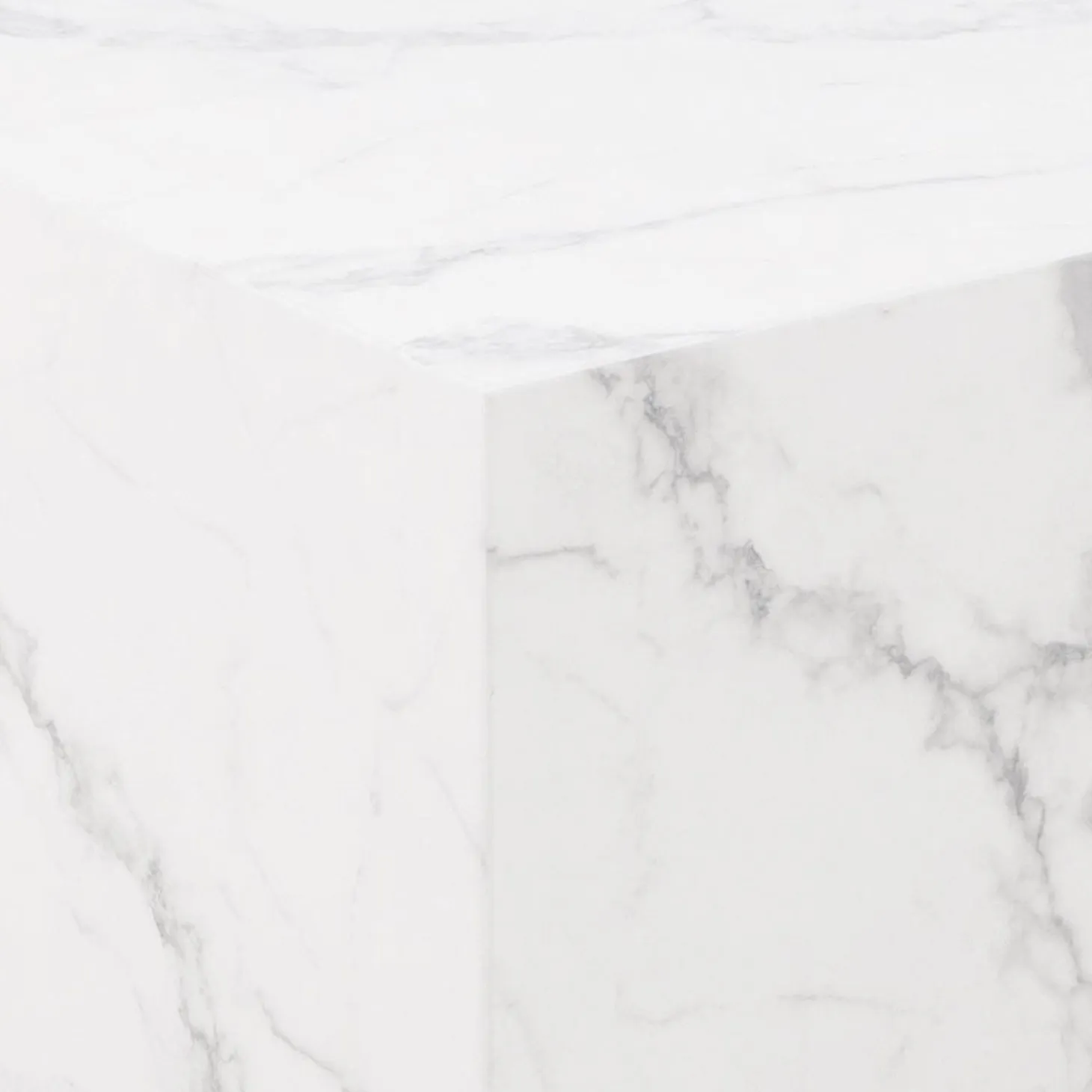 Dijon Satsbord 58x58 cm Vit Carrara