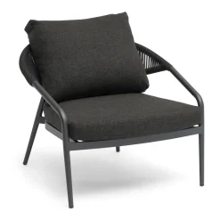 Ekeryd Utefåtölj Antracitgrå 2-Pack