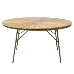 Ellen Trädgårdsbord i Teak och Aluminium 150 cm, Grön