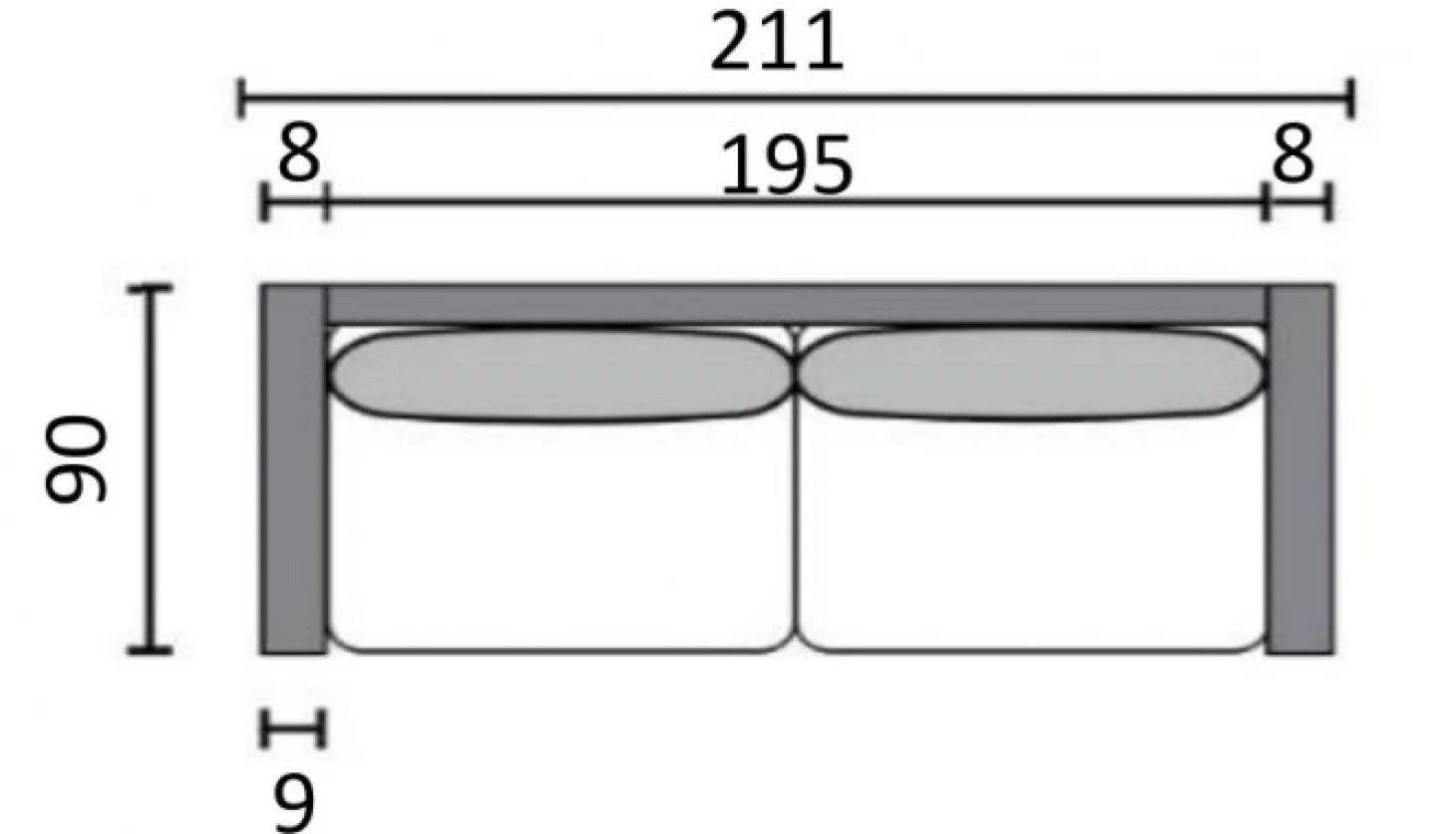 Embla 3-sits XL Soffa