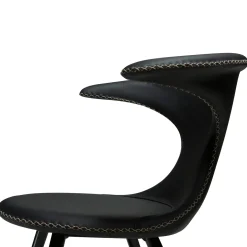 Flair Stol Black Leather, Black
