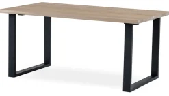 Fleet Matbord Vitoljad Ek/Svart 160cm