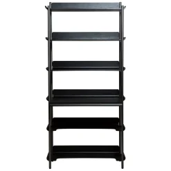 Friyay set om 6 med skrivbord Hylla Black Ash