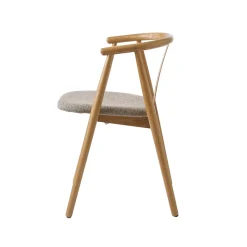 Gable Stol Naturlig Latte