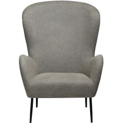 Glam Loungefåtölj Pebble Earth, Black Metal, 75 cm