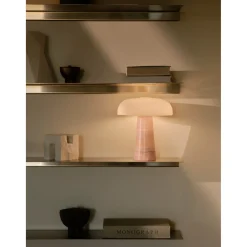 Glossy Bordslampa Rosa