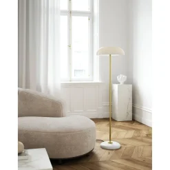 Glossy Vit Golvlampa