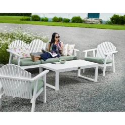 Gotland Utebord 60 x 120 cm Vit