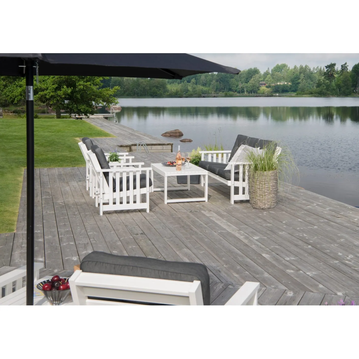 Gotland Utebord 60 x 120 cm Vit