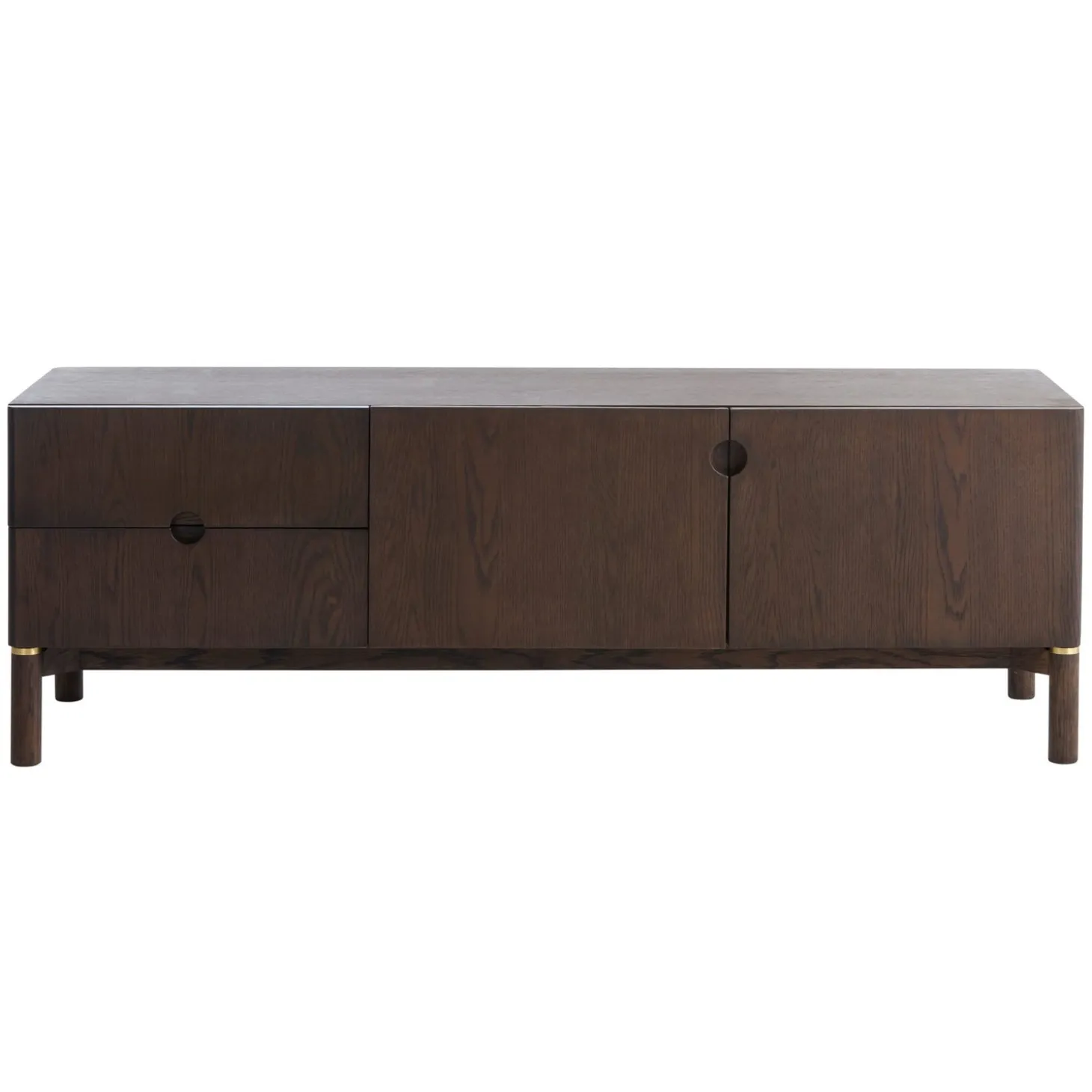 Grant Mediabänk 160 cm Espresso